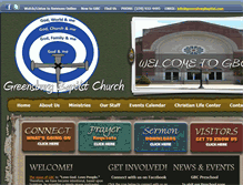 Tablet Screenshot of greensburgbaptist.com